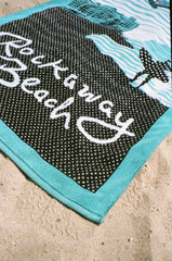Rockaway Beach Souvenir Terry Towel Plane