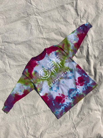 Youth Tie Dye Top #1 (size S)
