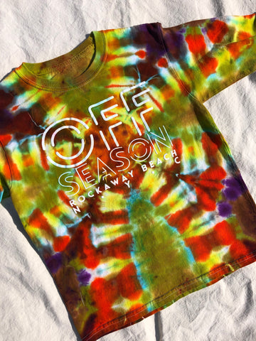 Youth Tie Dye Top #11 (size S)