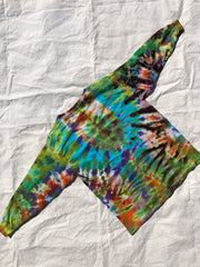 Youth Tie Dye Top #17 (size S)