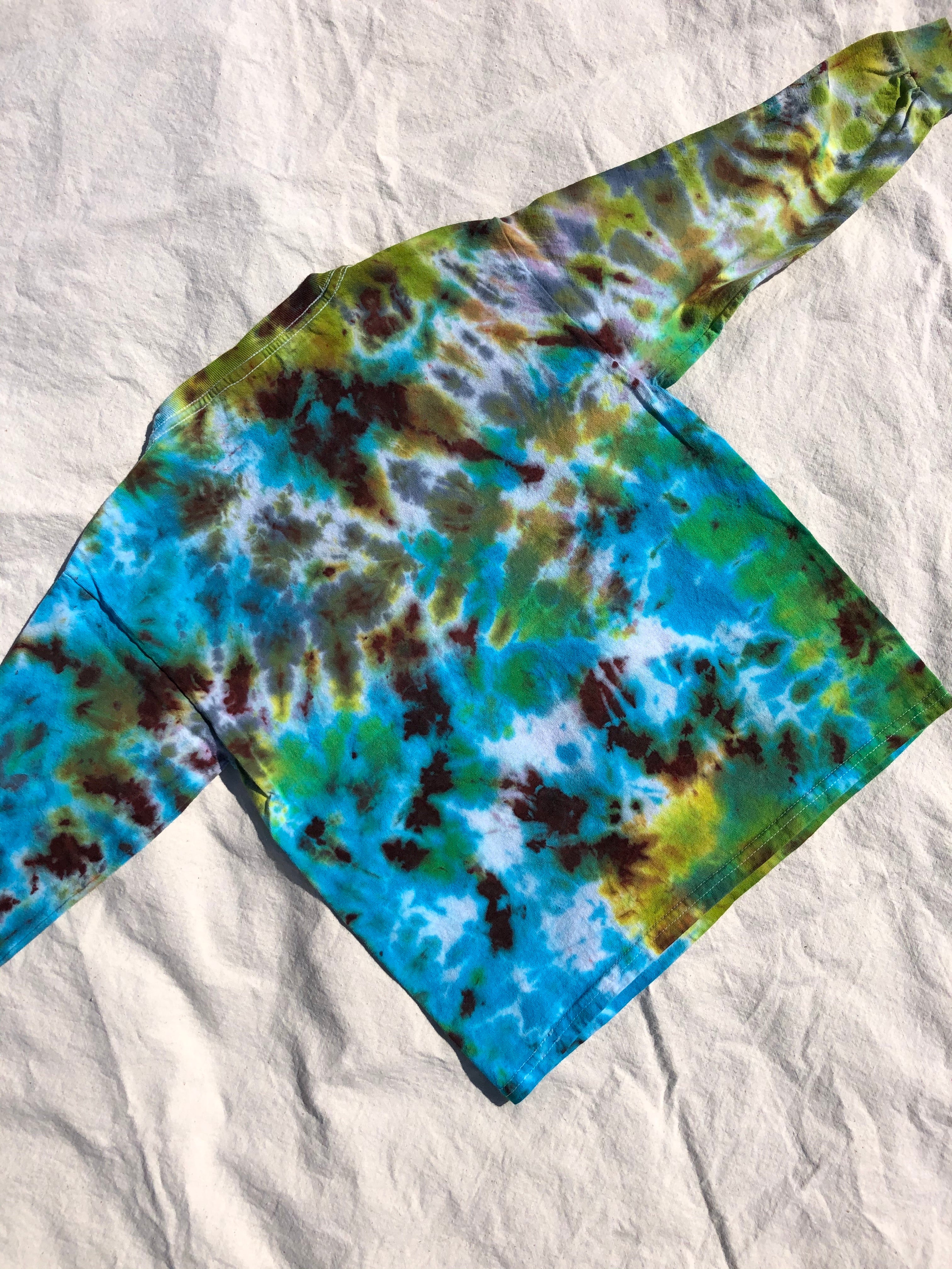 Youth Tie Dye Top #7 (size S)