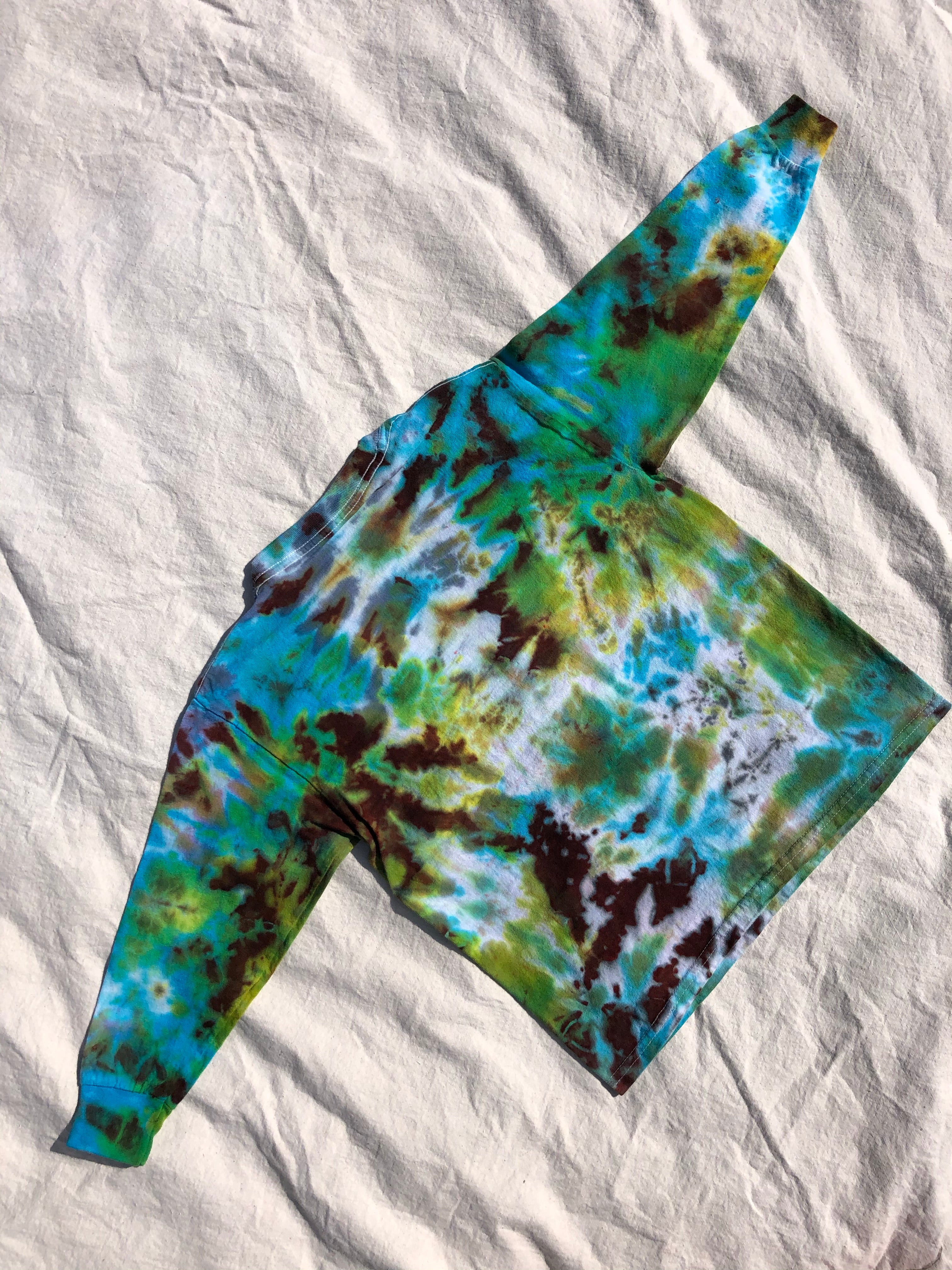 Youth Tie Dye Top #12 (size S)