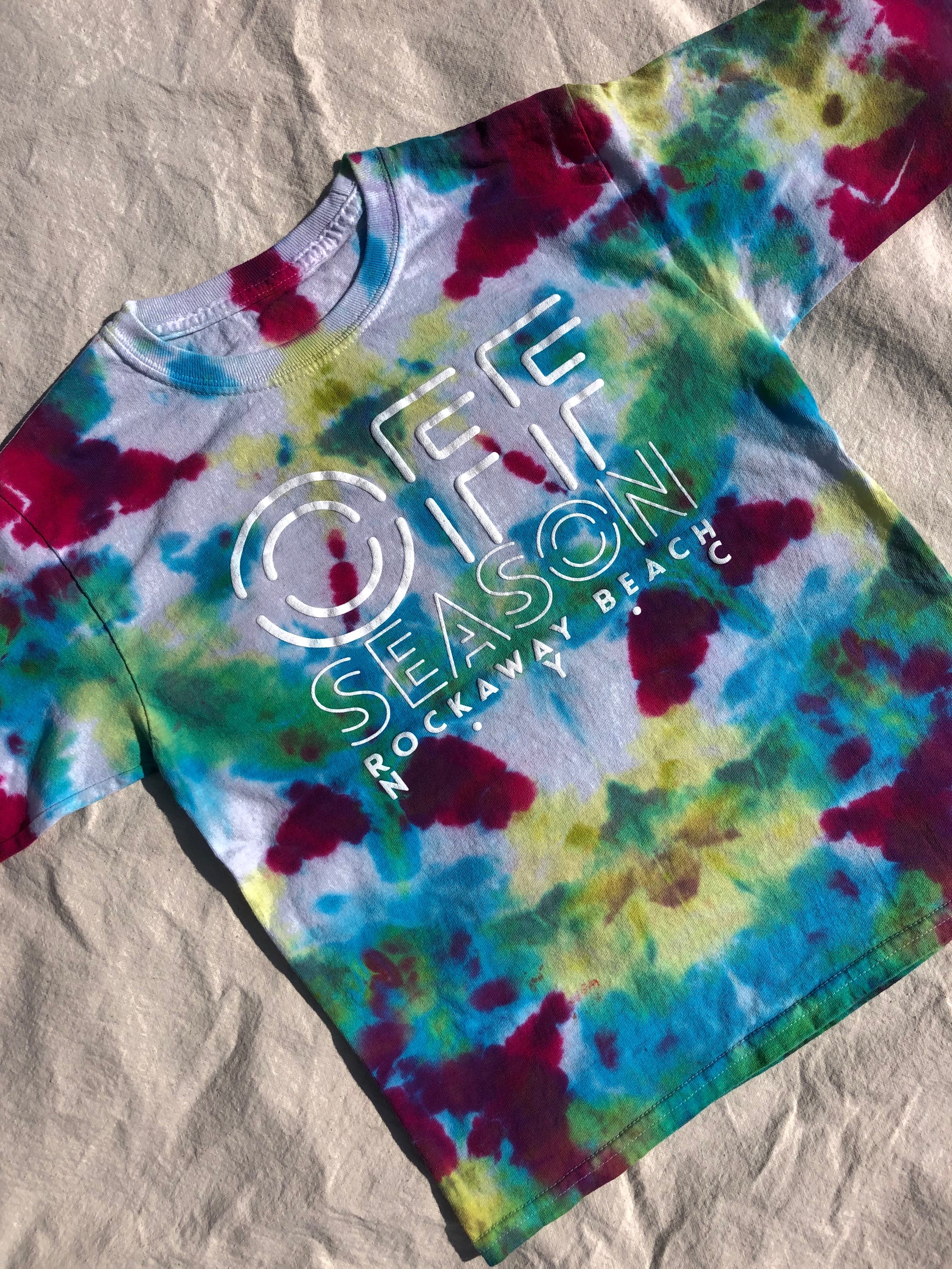 Youth Tie Dye Top #9 (size S)
