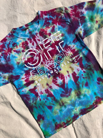 Youth Tie Dye Top #3 (size S)