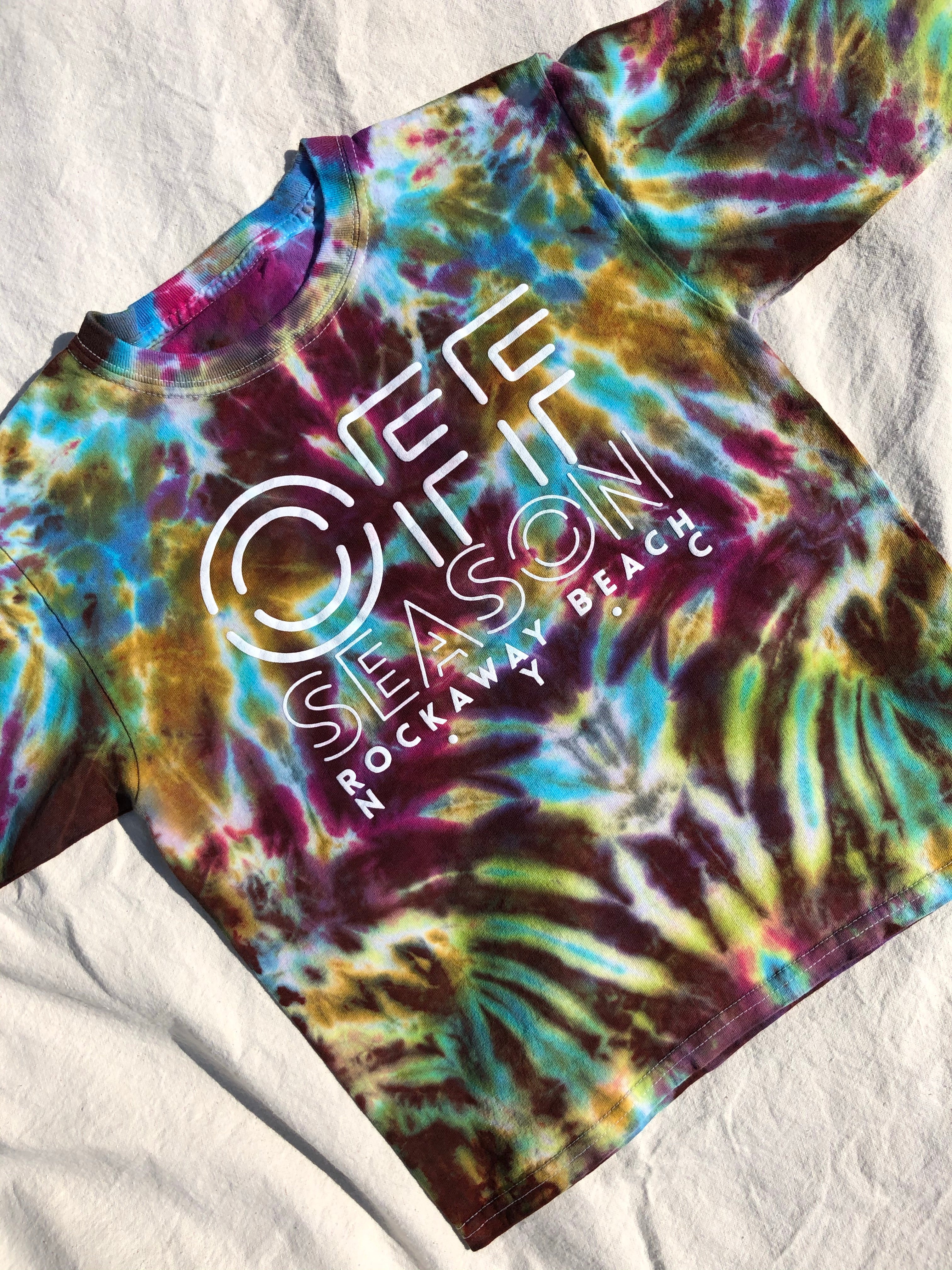 Youth Tie Dye Top #15 (size S)