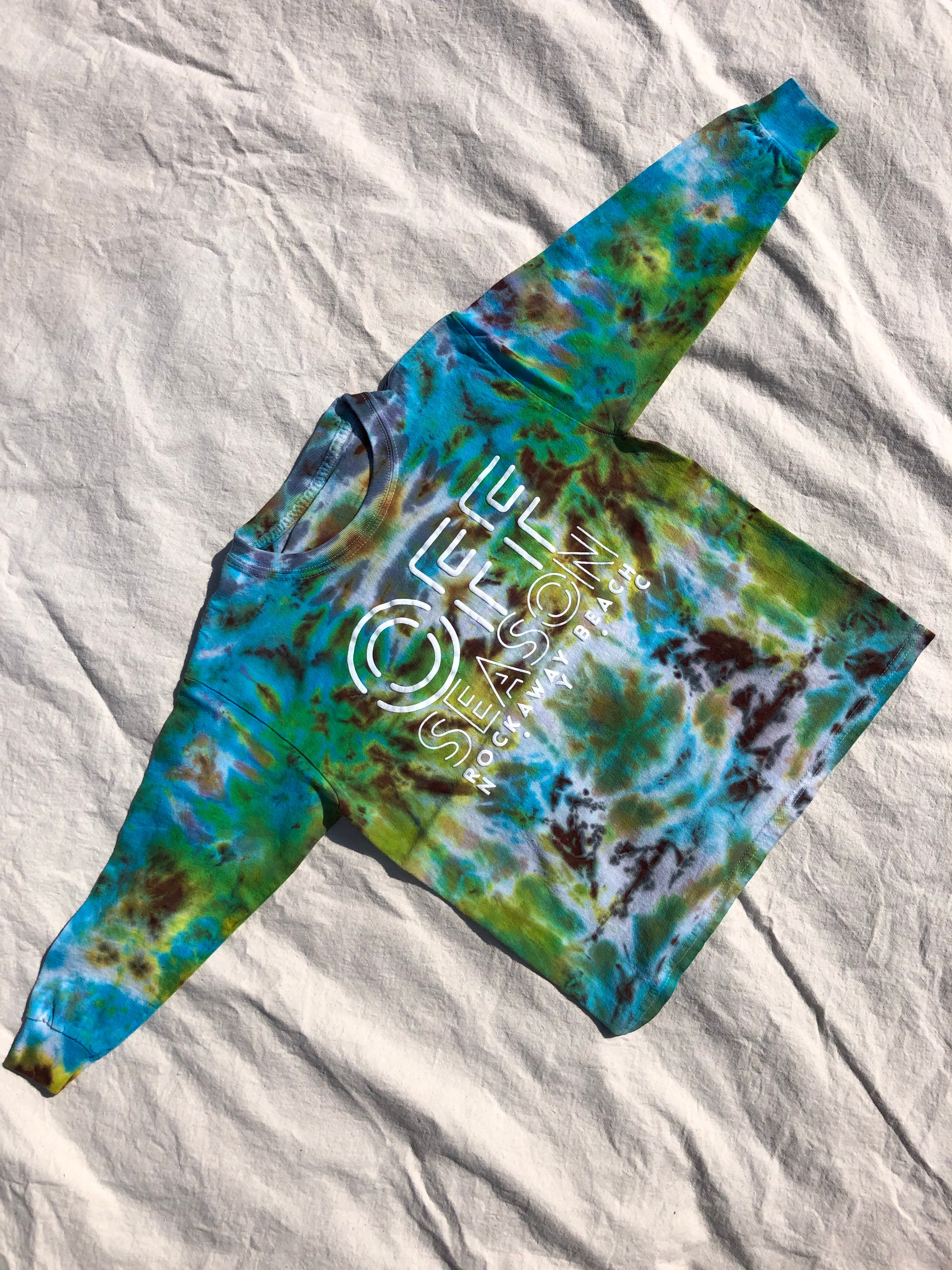 Youth Tie Dye Top #12 (size S)