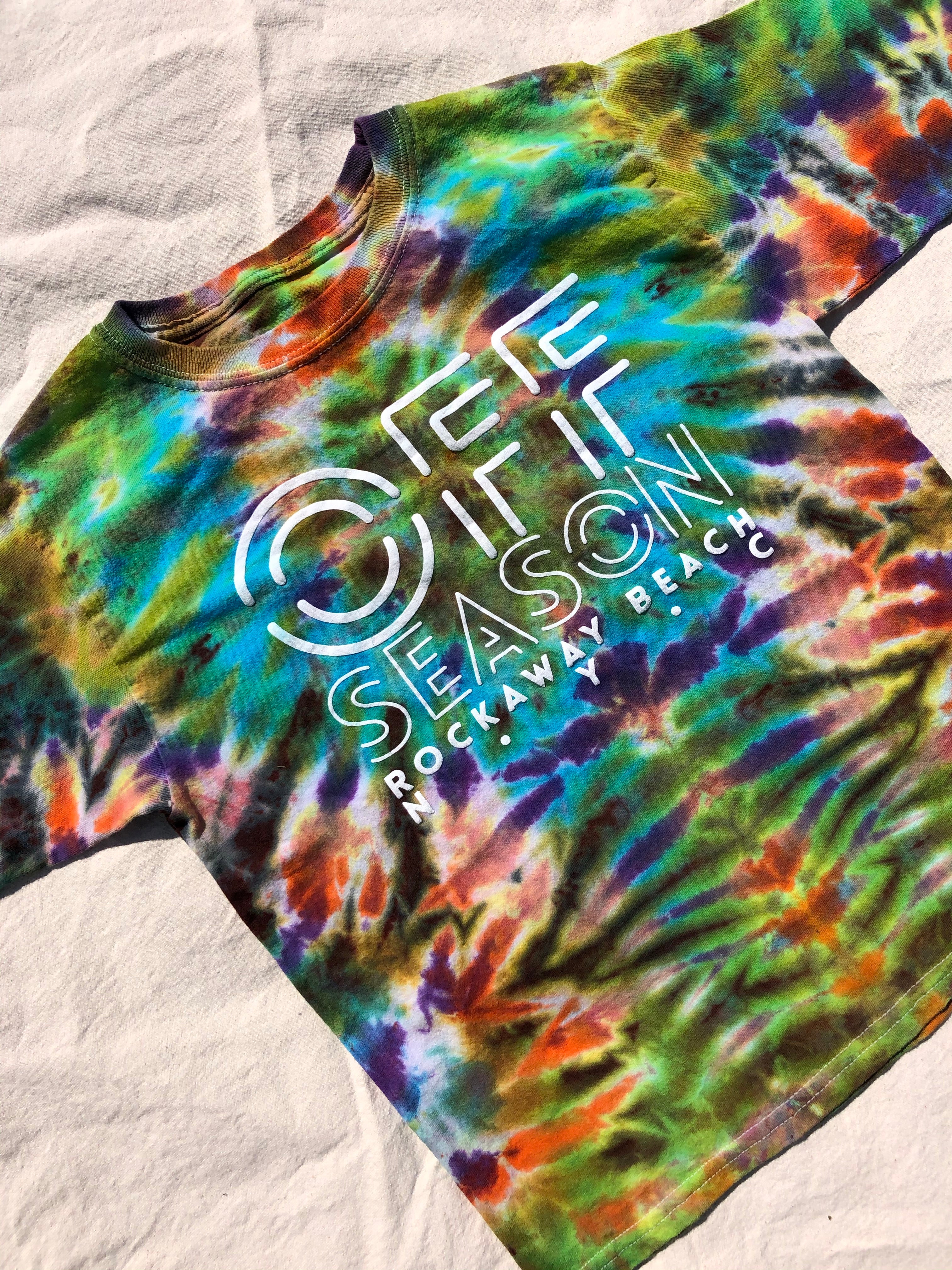 Youth Tie Dye Top #17 (size S)